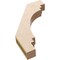 Ekena Millwork 3-inch W x 18-inch D x 24-inch H Pescadero Rough Cedar Woodgrain TimberThane Knee Brace, Primed BRCUR03X18X24PECRCPR - alternate 4